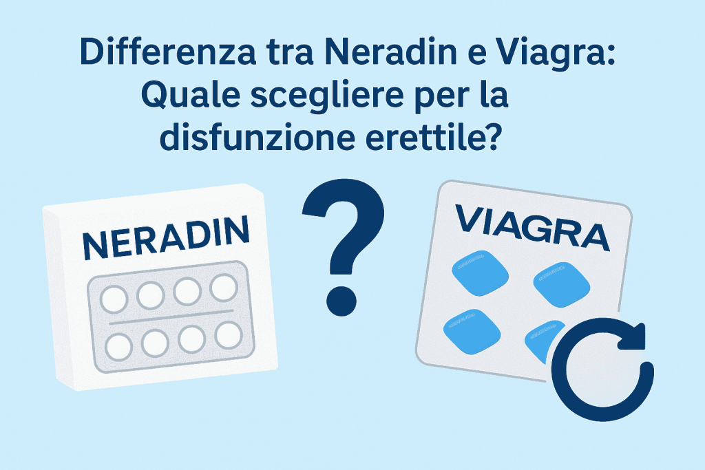 Differenza tra Neradin e Viagra: Quale scegliere per la disfunzione erettile?